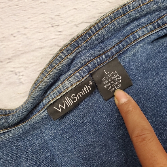 will smith large denim jacket ( 5 for $20 ) - Picture 7 of 9